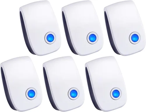 Repelente ultrasónico de plagas actualizado 2026, repelente electrónico de control de plagas para interiores, para ratones, murciélagos, mosquitos,