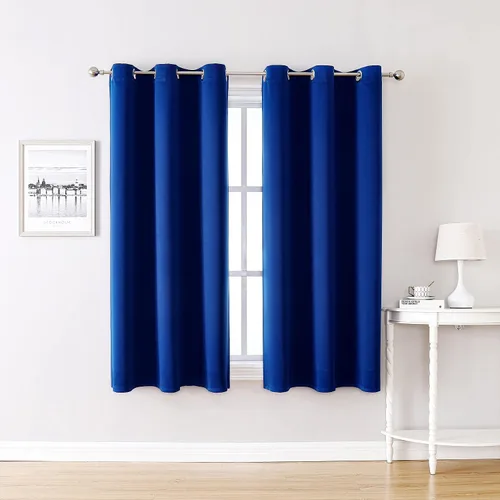 Miniatura 127 de ChrisDowa - Cortinas de cenefa pequeñas para cocina, cortinas cortas con ojales y aislamiento térmico para oscurecer la sala y habitación