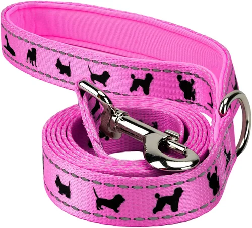 Miniatura 17 de EcoBark Correa para perro – Correas de entrenamiento cómodas suaves y reflectantes con mango acolchado – Fuerte y duradera resistente – Verde