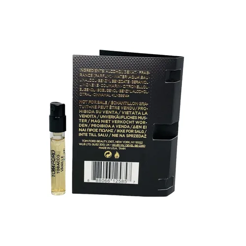 Miniatura 2 de Tom Ford Tabaco Vanille Sampler Spray Vial 0.05oz/ 0.1 fl oz. Nuevo en tarjeta