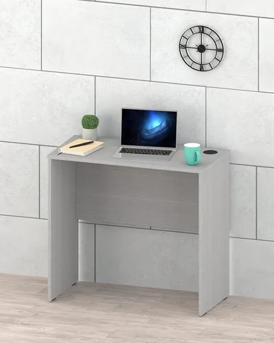 Miniatura 6 de Hecho en Estados Unidos 31.5 pulgadas, escritorio de oficina en casa, mesa de escritura, color blanco