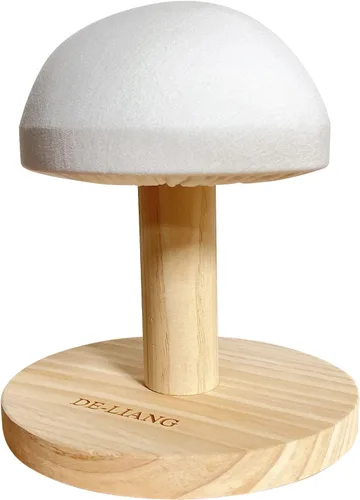 Miniatura 9 de Bra - Tabla de planchar de madera, mini taburete de almohada de manga acolchada de hierro con base redonda para mesa pequeña, almohadilla