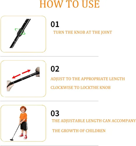 Miniatura 7 de WIGERLON Putter ajustable para niños y adultos, hombres y mujeres, mini palos de golf para niños 3-5, 5-7, 8-12, juego de mini golf con 4 pelotas