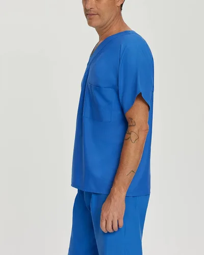 Miniatura 2 de Landau Women's Essentials Unisex Relaxed Fit 1-Pocket V-Neck Scrub Top 7502