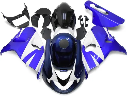 Miniatura 15 de FLPRO - Carenados completos de plástico ABS blanco plateado para Suzuki 1997-2007 GSXR1300 Hayabusa 1997 1998 99 00 2001 02 03 2004 05 2006 2007