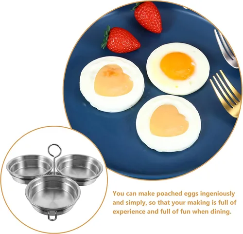 Miniatura 9 de Cabilock Molde de acero inoxidable con cepillo de pastelería para sándwiches de desayuno
