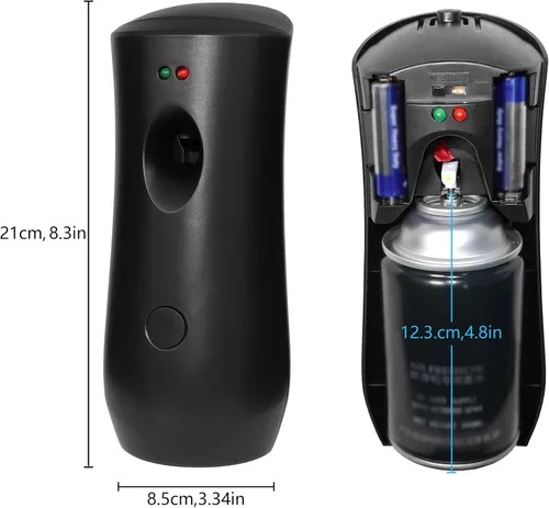 Miniatura 6 de Dispensador automático de fragancias (paquete de 4), dispensador automático de ambientador, de pie o montado en la pared para el hogar