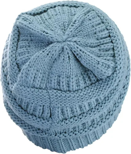 Miniatura 97 de C.C Trendy Warm Chunky Soft Stretch Cable Knit Beanie