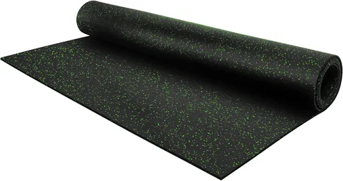 Miniatura 14 de Rollo de piso de goma resistente de 1/4" de espesor de Floor Inc Tapetes de piso de goma reciclada flexibles para gimnasio en casa Tapete