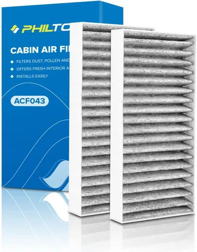 Miniatura 9 de PHILTOP Filtro de aire de cabina HEPA con carbón activado, compatible con CF10934 Mercedes-Benz E350, C300, C250, GLK350, C350, CLS550, E400, SL550