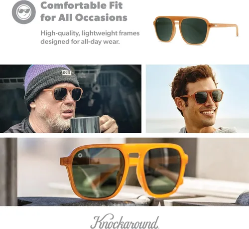 Miniatura 6 de Knockaround Pacific Palisades - Gafas de sol polarizadas para hombres y mujeres, protección completa UV400