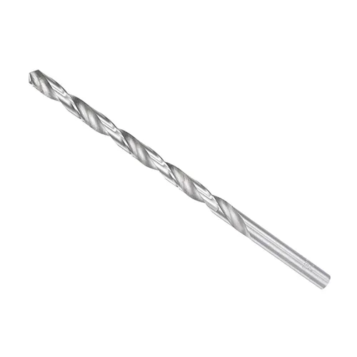 Miniatura 39 de Broca helicoidal extra larga, 0.276 in de diámetro de taladro 9.843 in de longitud total, broca helicoidal de acero de alta velocidad