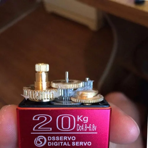 Miniatura 3 de Paquete de 2 DS3218 Digital RC Servo Motor 44.1 lbs Alto Torque Full Metal Gear Impermeable para Baja Coches Robot DIY 270°