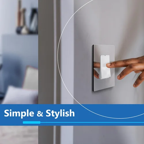 Miniatura 7 de LIDER Placa de pared decorativa sin tornillos para interruptor, resistente a los impactos, plexiglás de acrílico espejado, renovación moderna