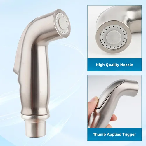 Miniatura 6 de Pulverizador lateral universal de cocina compatible con grifo Moen, reemplazo del rociador de grifo de fregadero de cocina con Níquel cepillado