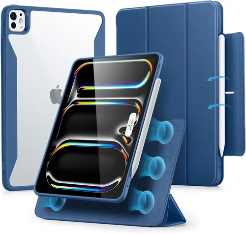 Miniatura 9 de ESR Funda para iPad Pro de 11 pulgadas (2022/2021/2020/2018, 4ª/3ª/2ª/1ª generación) con soporte para lápiz, cubierta magnética extraíble, soporte