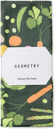 GEOMETRY Toallas de Cocina de Té - Toallas de Platos de Microfibra de Secado Rápido para Cocina Spring Sprout, 18" x 30" 1 Paquete Brote de primavera