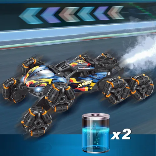 Miniatura 6 de NEXBOX Enfriador de 8 ruedas controlado a mano juguetes de coche RC de acrobacias, coches de control remoto con detección de gestos para niños de 6