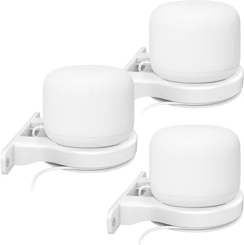 Miniatura 9 de Delidigi Soporte de pared ABS compatible con el enrutador WiFi Google Nest AC2200 - Estante para punto WiFi Nest [gestión de cables integrada]