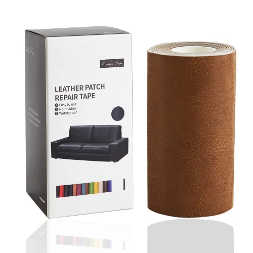Miniatura 34 de Cindy's Tape Cinta de cuero adhesiva impermeable para reparaciones de 3 x 60 pulgadas para sofás, asientos de automóvil, bolsas, muebles, asiento