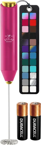 Miniatura 42 de Zulay Kitchen - Batidor eléctrico de mano para café, lattes, capuchinos, matcha y chocolate caliente, mezclador portátil para bebidas, accesorio