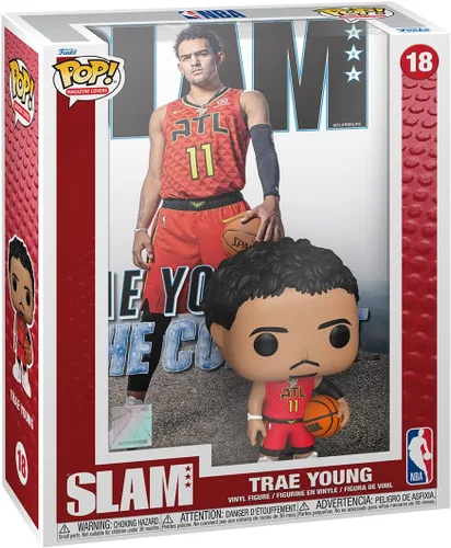 Funko Pop! NBA Cover: Slam – Trae Young – Figura de vinilo coleccionable – Idea de regalo – Producto oficial – para niños y adultos – aficionados al
