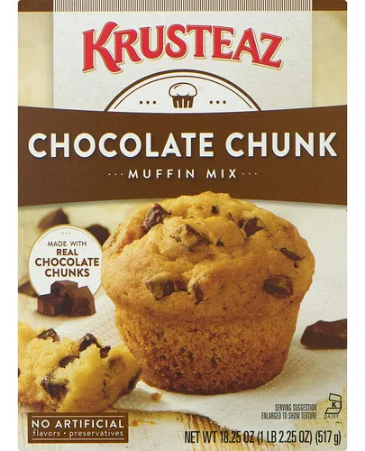 Miniatura 26 de Krusteaz Paquete Variado, Mezcla de Muffin con Remolino de Canela y Migas (21 oz), Mezcla de Muffin de Arándano Rojo y Naranja (18.6 oz), Mezcla