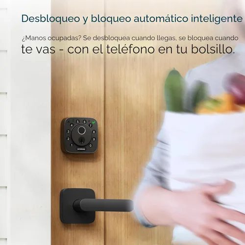 Miniatura 7 de ULTRALOQ Cerradura inteligente con huella digital y WiFi Bolt, funciona con Apple Home, Siri, Alexa, entrada sin llave con identificación de huella