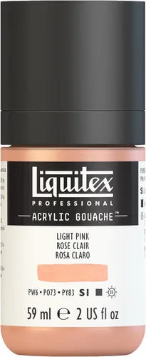 Miniatura 20 de Liquitex Professional - Gouache acrílico profesional, botella de 2 onzas (59 ml), blanco titanio
