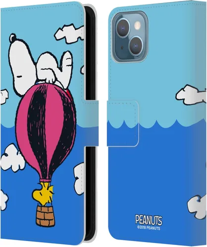 Miniatura 29 de Head Case Designs Funda de piel con licencia oficial de Peanuts Snoopy & Woodstock Balloon Halfs and Laughs para Apple iPhone 7/8/SE 2020 y 2022