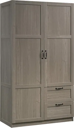 Miniatura 12 de Gabinete de almacenamiento Sauder Select multiusos para dormitorio, clóset, despensa, con cajones de almacenamiento y barra colgante, en acabado