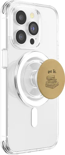 Miniatura 4 de Get Lit Reading Book Nerd Literatura divertida para profesores de inglés PopSockets PopGrip: agarre intercambiable para teléfonos y tabletas
