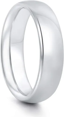 Miniatura 2 de KAZITSAN Anillos de acero inoxidable de 0.079in, 0.157in, 0.236in, para mujeres y hombres, cúpula lisa de alto pulido, plataorooro rosa, anillo