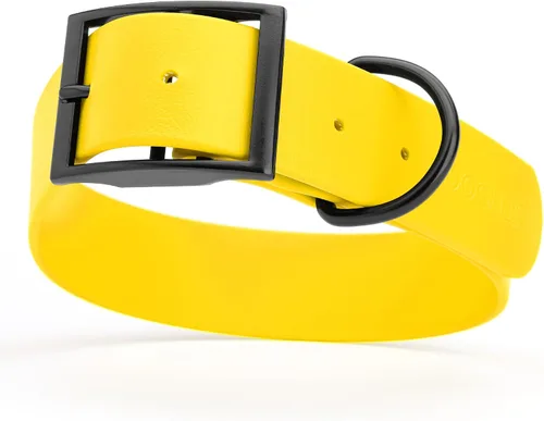 Miniatura 123 de Dogline Biothane - Collar impermeable para perro con hebilla de liberación rápida, resistente cincha de nailon recubierta con resistente y a prueba