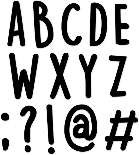 Miniatura 10 de CTP Café (Core Décor) Letras perforadas para el aula - Suministros esenciales para la escuela en casa - Los mejores suministros de regreso a clases