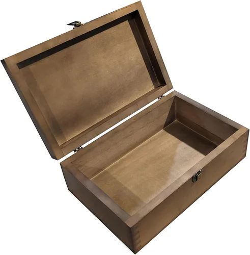 Miniatura 5 de Caja de recuerdos de madera para mascotas, caja de memoria grande para recuerdos, caja de almacenamiento decorativa para recuerdos, joyas y fotos
