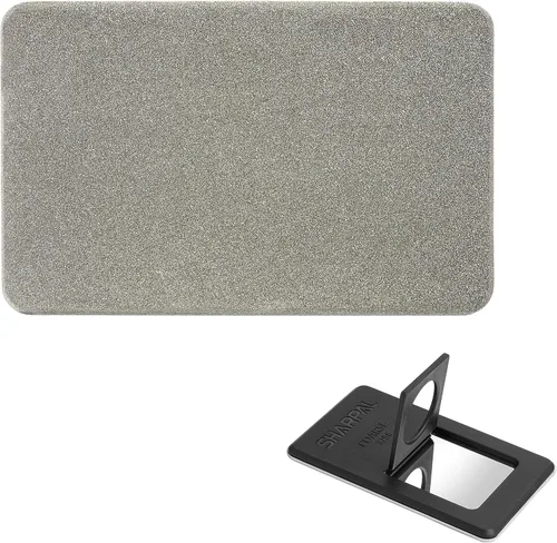 Miniatura 8 de SHARPAL Tarjeta de afilado de diamante de bolsillo 116N, grueso (325)/mediano (600)/grano fino (1200), kit de herramientas múltiples portátil