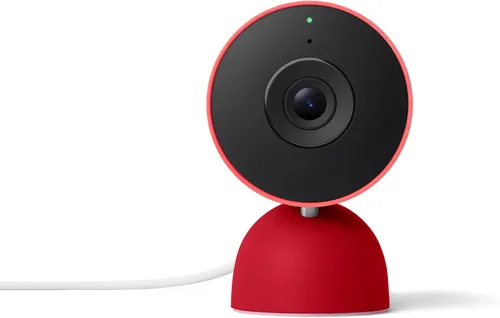 Miniatura 2 de Google Nest Cam Indoor (con cable, 3ª generación) - Cámara de seguridad con video 2K y Gemini, visión nocturna, audio bidireccional, funciona