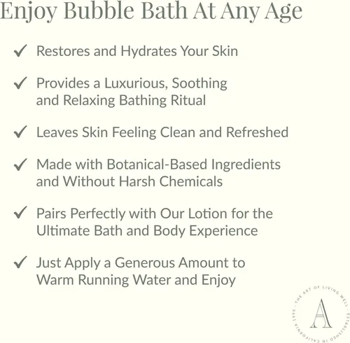 Miniatura 3 de Archipelago Botanicals Baño de Burbujas de Lujo con Carbón y Rosa, Baño de Burbujas Hidratante y Suavizante, Desintoxica, Restaura y Calma Todos