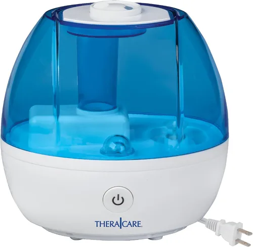 Thera|Care Cool Mist Humidificador ultrasónico | Para habitaciones de tamaño mediano | No requiere filtro | 16 horas de tiempo de funcionamiento