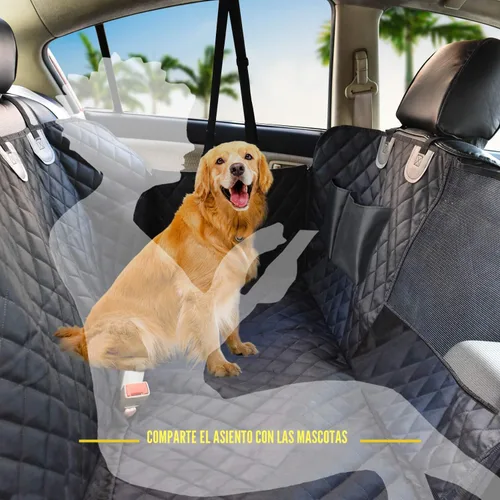 Miniatura 8 de Vailge Funda de asiento de automóvil para perro, 100% impermeable, funda para asiento trasero para perros con ventana de malla, evita arañazos, Negro