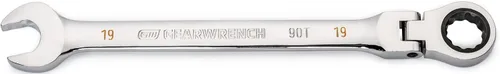 Miniatura 24 de GEARWRENCH Llave combinada de trinquete con cabeza flexible de 12 puntos, arco oscilante de 4 grados de 8 mm - 86708