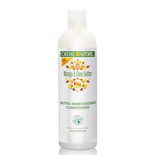 Creme of Nature Acondicionador Ultra-Hidratante con Manteca de Mango y Karité para Cabello Seco y Deshidratado, Cuidado para Cabello Rizado de