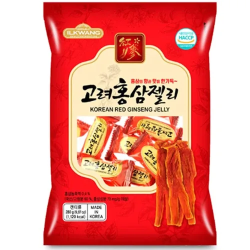 Miniatura 7 de Ilkwang Jengibre masticable jalea masticable caramelo masticable 250 gramos (8.8 oz) Producto de Corea (gelatina de jengibre)