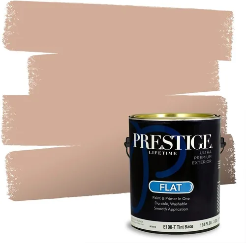 Miniatura 106 de PRESTIGE Pintura exterior e imprimación en uno, bronceado Aberdeen, plano, 1 galón