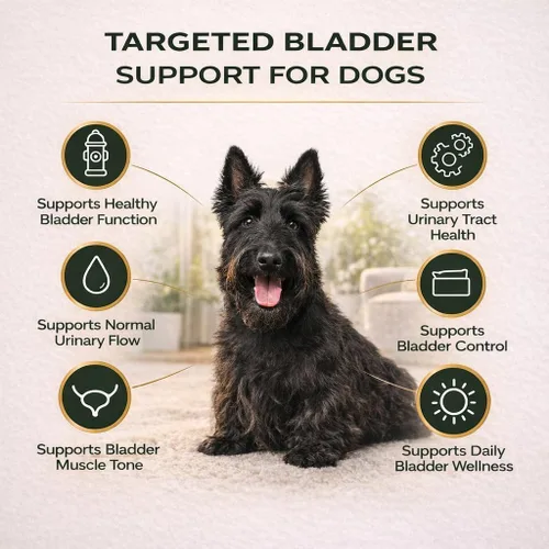 Miniatura 5 de VETRISCIENCE Masticables para la salud de la vejiga, suplemento Vetri Bladder para perros, apoyo a la incontinencia, reduce la fuga de orina