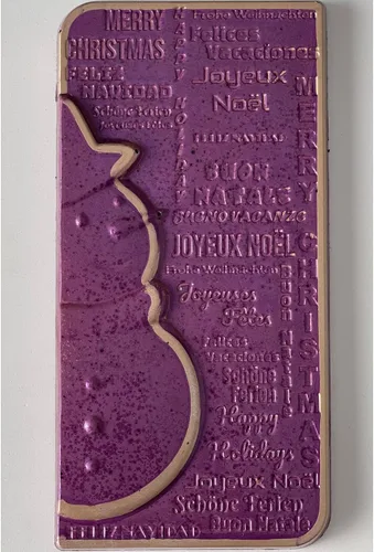 Miniatura 7 de CM 3914 Louis Amado - Molde de policarbonato transparente para chocolate con 3 cavidades para tabletas de muñeco de nieve, cada una de 2.756 in x