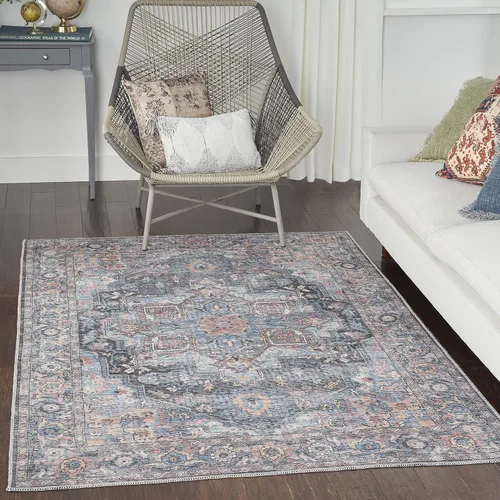 Miniatura 24 de Nourison Home New Concept - Alfombra lavable de 2 pies 2 pulgadas x 8 pies, fácil de limpiar, no se desprende, para dormitorio, sala de estar