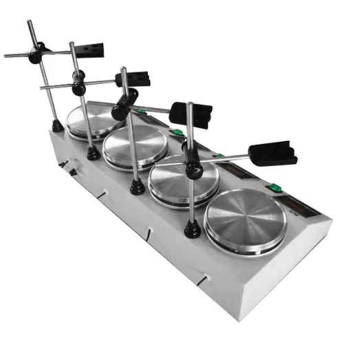 Miniatura 7 de YUEWO Agitador magnético digital de 2400 rpm, mezclador magnético de placa caliente, mezclador de laboratorio con barra de agitación