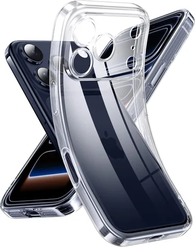 Miniatura 60 de Supdeal Funda transparente para iPhone 13 Pro, no amarillea, protección de cámara, probada en caídas de grado militar, transparente, a prueba